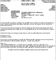 19940331 KITBAG LUNACY Letter for MacFormat Magazine