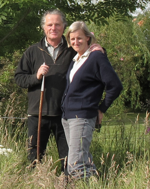 Christopher Long with his wife Sarah in Normandy, 20 years after the wars in Croatia, Bosnia and Kosovo.