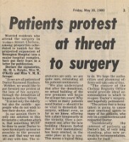 19800530 DR HANBURY-WEBBER PATIENTS PROTEST CN