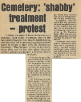 19800606 BROMPTON CEMETERY SHABBY TREATMENT CN