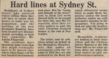 19800620 BROMPTON HOSPITAL DISCOURTEOUS CN