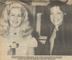 19800815 FRIENDS OF CHELSEA LADY WYNNE-JONES GAYLE HUNNICUT CN