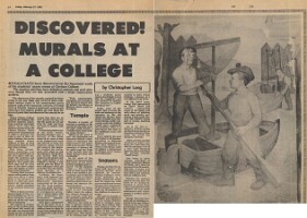 19810227 CHELSEA COLLEGE MURALS MANRESA ROAD CN