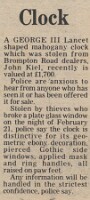 19810306 GEORGIAN CLOCK STOLEN CN