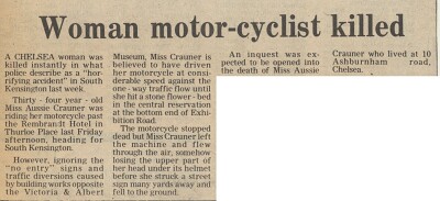 19810703 WOMAN MOTORCYCLIST KILLED CN