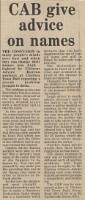 19810814 CAB NAME CHANGING ADVICE CN