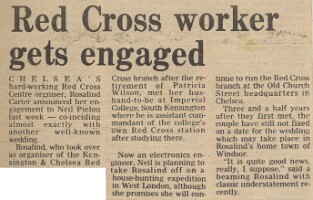 19810814 RED CROSS ROSALIND CARTER ENGAGED CN