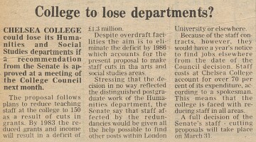 19820219 CHELSEA COLLEGE CN