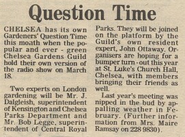 19820305 CHELSEA GARDENS GUILD QUESTION TIME CN