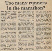 19820507 LONDON MARATHION CHRIS BRASHER CN