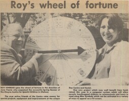 19820514 ROY KINNEAR JUNE VASSIE CHEYNE CENTRE CN