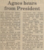 19820528 AGNES DE PAULA BIRTHDAY REAGAN CONGRATULATIONS CN