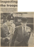 19821008 LONDON IRISH MAJOR JOHN SALLIS BRIGADIER GOOD DUKE OF YORKS HEADQUARTERS CN