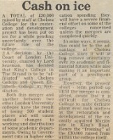 19821022 CHELSEA COLLEGE CASH DECISION CN