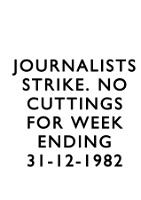 19821231 MISSING PRESS CUTTINGS MISSING CN