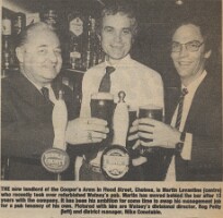 19830930 MARTIN LEVANTINE COOPERS ARMS FLOOD STREET CN