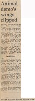 19831003 ANIMAL WELFARE DEMONSTRATORS WINGS CLIPPED ES