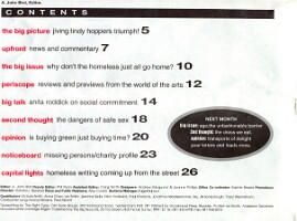 19910900 BIG ISSUE FIRST ISSUE COVER 2-3 BI