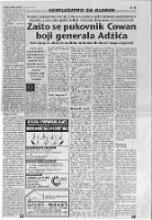 19910927 GLOBUS ZAGREB COLONEL COWAN 1-1 GZ