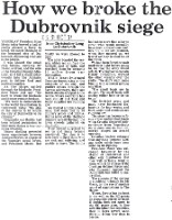 19911031 EVENING STANDARD DUBROVNIK 1-1 ES